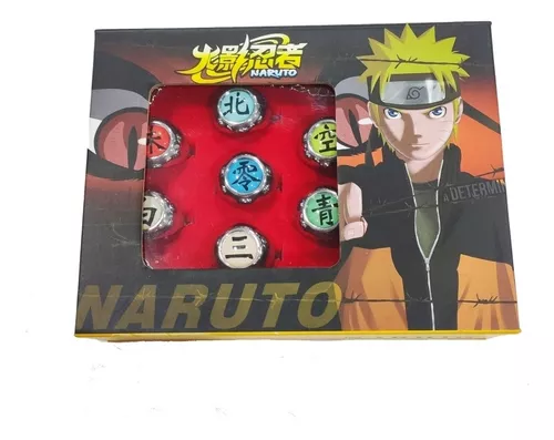 Set De Anillos Akatsuki Naruto Shippuden - Tu Zona Otaku