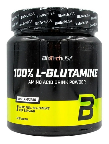 Glutamina %100 L-glutamine Biotechusa - 500gr