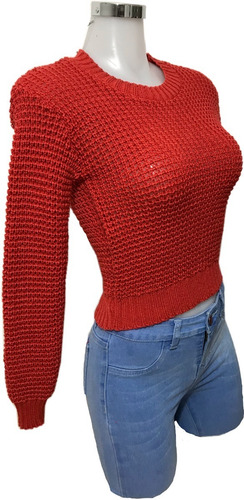 Imagen 1 de 2 de Blusa Tejido De Punto, Tipo Torera, Unitalla.