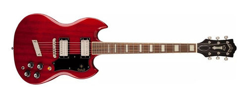 Guitarra Electrica Sg Guild S 100 Polara Red Con Funda
