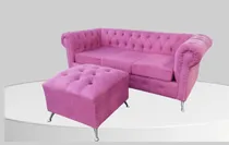 Comprar Sillón Chesterfield 3 Cuerpos Con Camastro.tapizado En Pana.