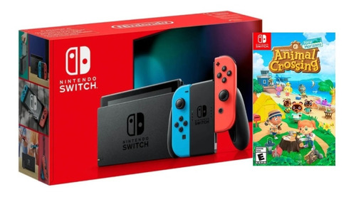 Consola Nintendo Switch  Lt2+animal Crossing 