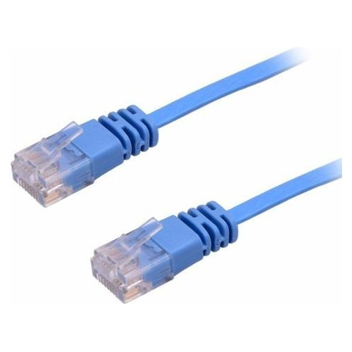 Patch Cord Lanpro Cat6 1 Mt Azul Ltk-c603b-flat