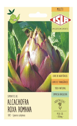 Imagem 2 de 2 de Sementes De Alcachofra Roxa Romana