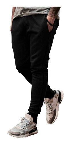 Pantalon Jogging Frizado Hombre Con Puño  Be Yourself Tienda