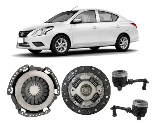 Kit Embreagem Nissan Versa 1.0 12v 3 Cilindros 2014