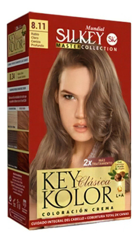  Tintura Silkey Key Kolor Coloracion En Crema Tono 8.11