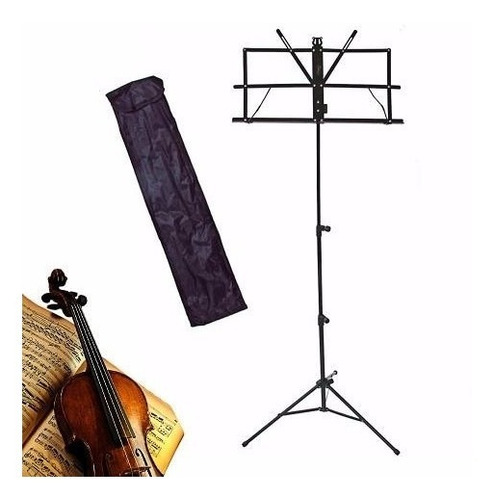 Atril Partitura Regulable Con Funda Transportable