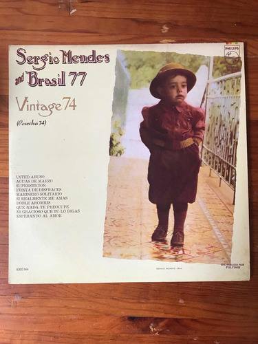 Sergio Mendes And Brasil 77, Vintage 74, Vinilo.