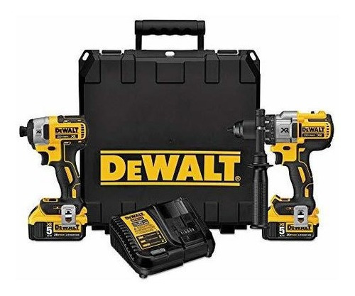 Kit Combinado Taladro Inalambrico Dewalt 20v Max Xr Dck299p2