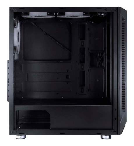 Gabinete Gamer Eatx Vx Gaming Sargitarius 3 Coolers Rgb Cor Preto