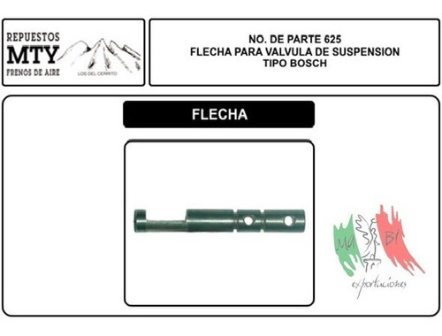 Frenos De Aire Flecha Mty 625 P/ Válvula De Suspensión