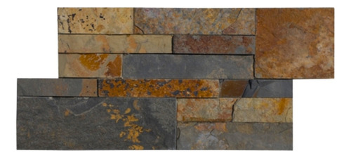 Panel Decorativo Para Exterior Piedra Multicolor Re-005