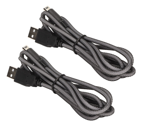 Cable De Carga Para 3ds, Cable De Carga Usb De 5 Pies, 2 Uni