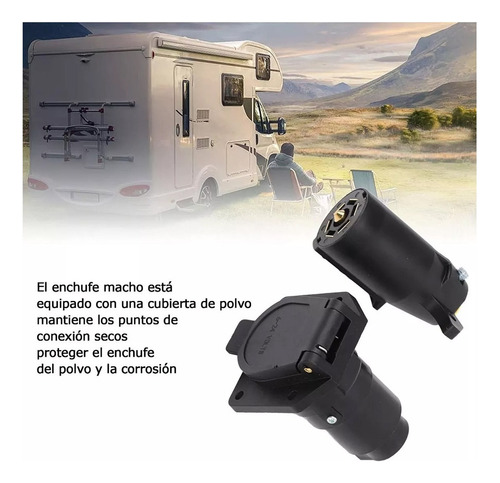 Kit Conectores De Freno Para Remolque 7 Hilos Con Cuchillas