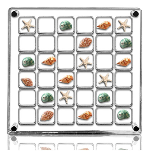 Caja De Acrílico De Concha Magnética Contenedores De Almacen