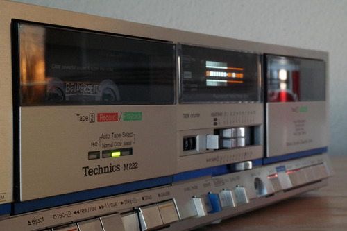 Player Deck Technics M222 Stereo Doble Japones Tape