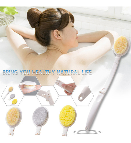 Juego De Cepillos Para Baño Y Cuerpo, Cepillo De Ducha Plega
