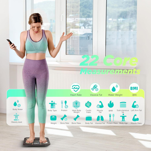 Báscula Runstar Para Peso Corporal, Báscula Inteligente Con