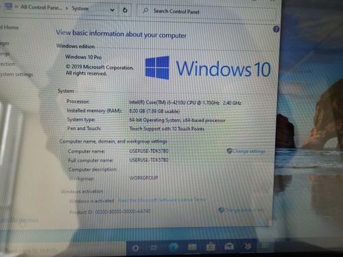 Imagen 7 de 9 de Laptop Asus 2 En 1, Core I5, 8gb Ram, 320gb Disco, 2gb Video