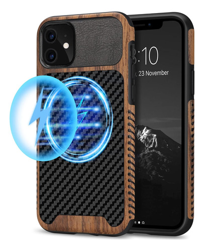 Tendlin Funda Magnética Compatible Con iPhone 11 Funda De De