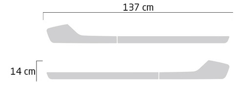 Adhesivo lateral gris con correa Kwid Intense Biton (2018 a 2023)