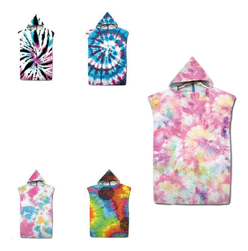 Toalla De Playa Para Niños, Bata De Baño, Poncho Con Capucha