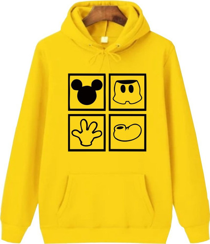 Saco Hoodie O Buzo Unisex Para Niños Y Adultos Mickey Mouse