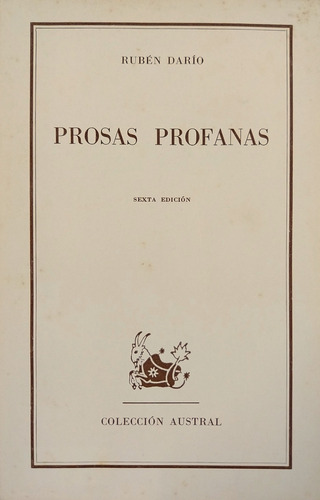 Prosas Profanas - Rubén Darío (Usado)