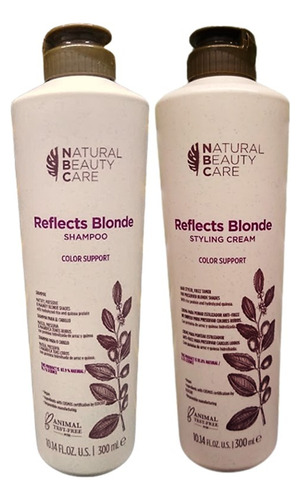 Nbc Duo Reflects Blonde Shampoo Y Cream P/ Rubios 300 Ml C/u
