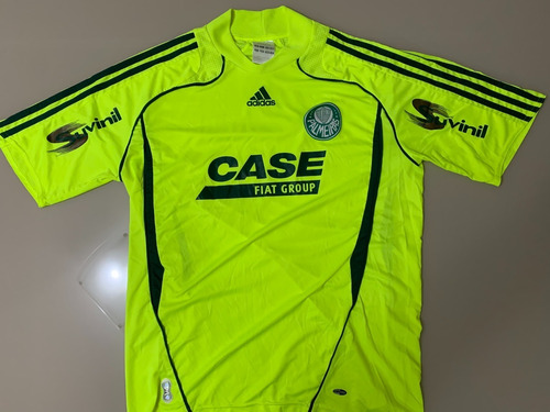 Camisa Palmeiras adidas 2008 Verde Limão Sem Número