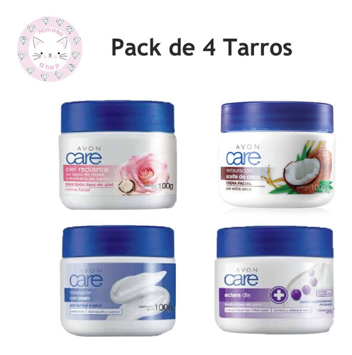 Avon Care Pack De 4 Cremas Faciales