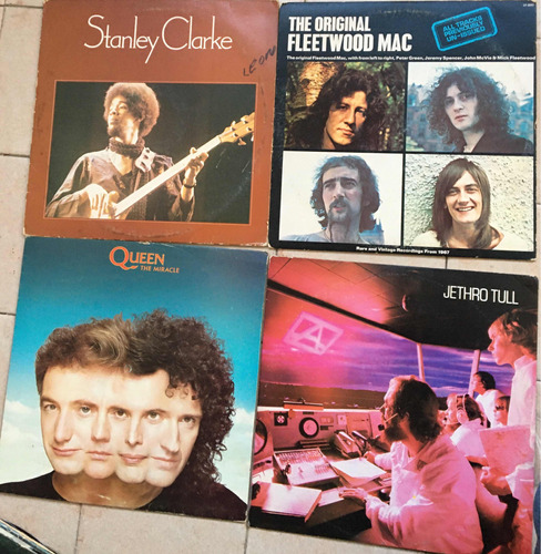 Discos Vynil Jethro Tull Stanley Clark Queen Fleetwood Mac