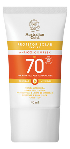Australian Gold Antiox Complex Ultra Fluido Fps 70 - Proteto