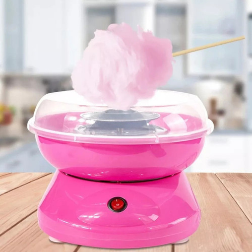 Máquina Eléctrica Para Hacer Azúcar Con Hilo Dental De Algod Color Rose