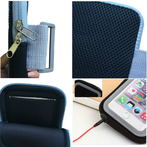 Imagen 4 de 10 de Funda Brazalete Porta Celular Correr Deportivo Gym Running