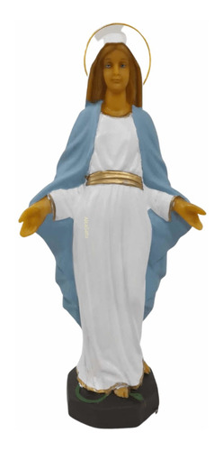 Virgen Maria Milagrosa Imagen Estatua Pvc Irrompible 30cm