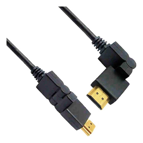 Cable Hdmi 3 Metros Pin 360º 3d 4k 1.4 Full Hd Tv Smart 