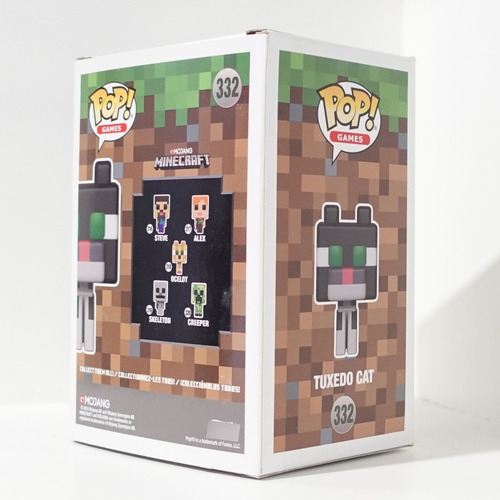 Funko Pop! Games Minecraft - Tuxedo Cat Chase 332 (Usado)