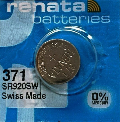 Renata Baterías Para Reloj 371 O Sr920sw Caja Con 100 Piezas