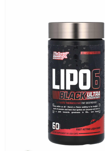 Lipo 6 Black Ultraconcentrate 60 - Unidad a $105000