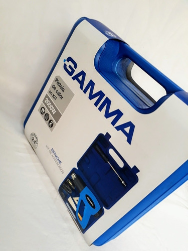 Imagen 4 de 4 de Pistola Calor Gamma G1935kar Kit Accesorios 2000w Cuotas