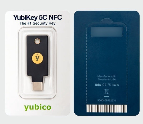 Imagen 2 de 5 de Yubico Yubikey 5c Nfc Llave De Autenticación Dos Factores