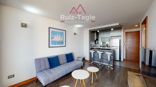 Imagen 7 de 21 de Venta De Bello Departamento En Costas De Montemar, Calle Del
