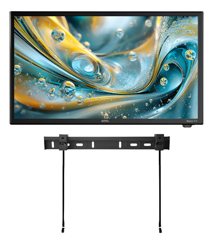 Pantalla Onn 24   100012590 Roku Smart Tv + Soporte Pared (Reacondicionado)