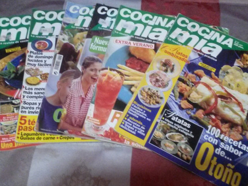 Revistas Cocina Cocina Mía 7 Ejemplares Us $6,00