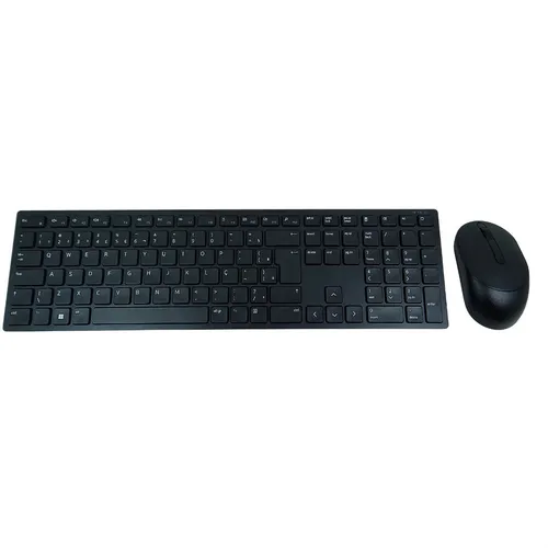Kit Teclado E Mouse Dell Sem Fio Kb3121wt Preto (pt) Parcelamento sem