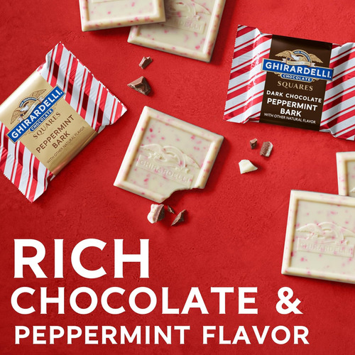 Ghirardelli Squares Choco Y Dark Choco + Menta Caja Regalo