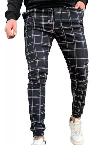 Pantalon Jogger Cargo Elastizado Hombre Bolsillos Rfs