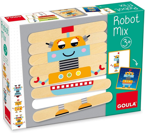 Robot Mix- Juego Educativo Multicolor Para Niños